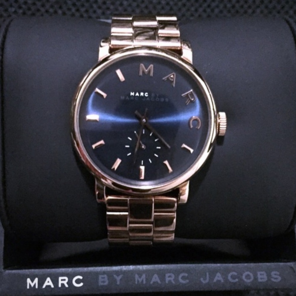 Marc Jacob’s Baker Rose Gold watch MBM3330
